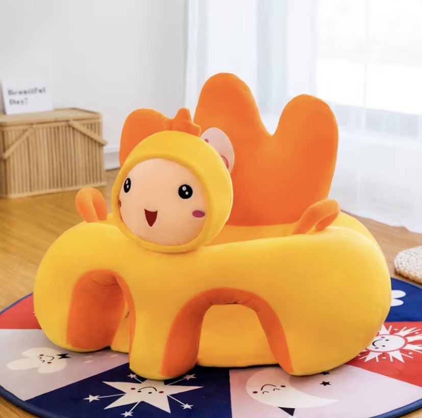 Siège Bébé Animaux – Confort & Sécurité 360° pour l’Apprentissage de la Position Assise