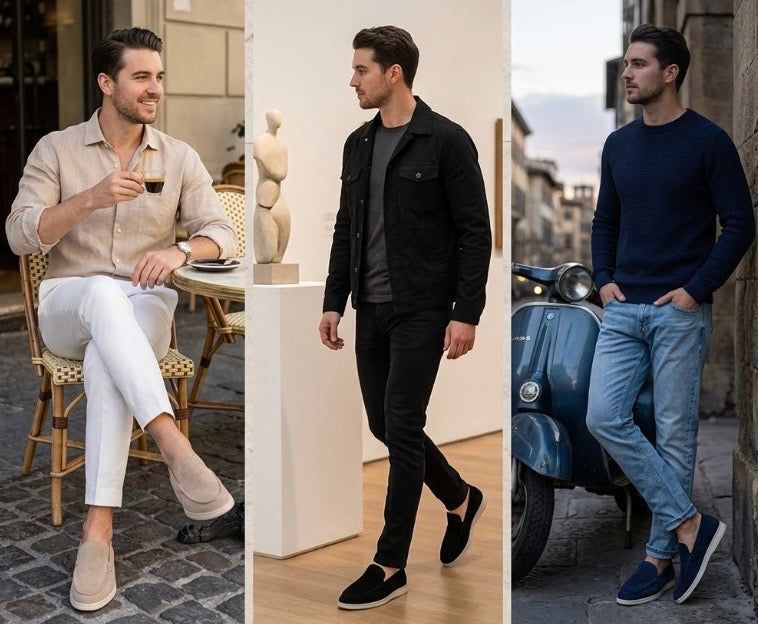 Men’s Luxury Suede Loafers – Timeless Elegance & Superior Comfort