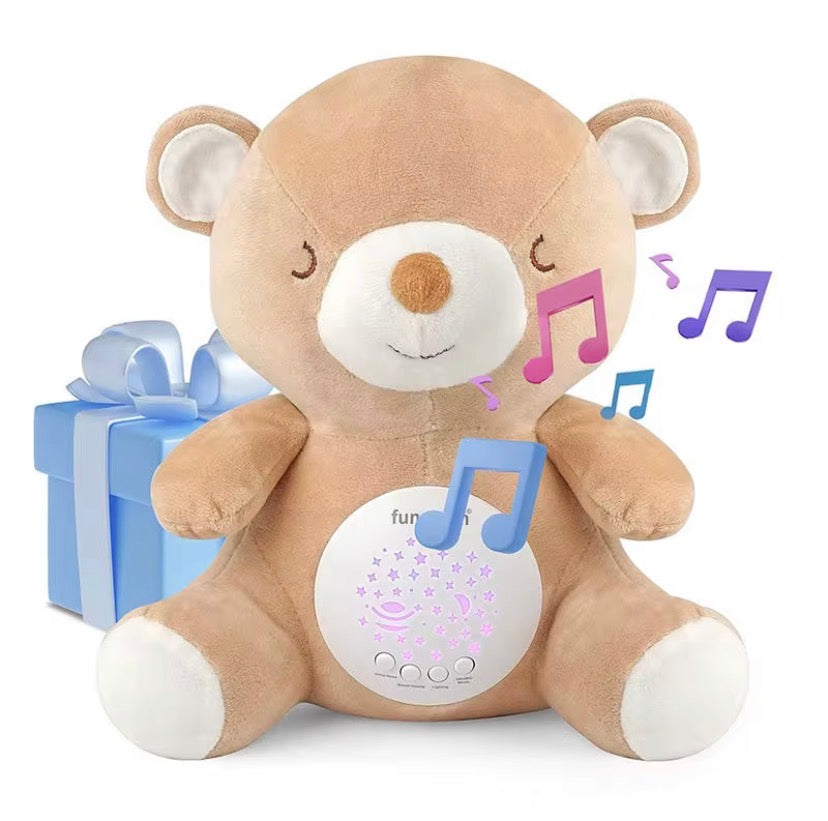 Ours Apaisant Bébé – Bruit Blanc & Projecteur d’Étoiles