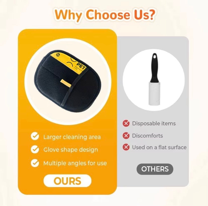 QuickClean™ Pet Hair Remover – Removes Fur Like Magic in Seconds