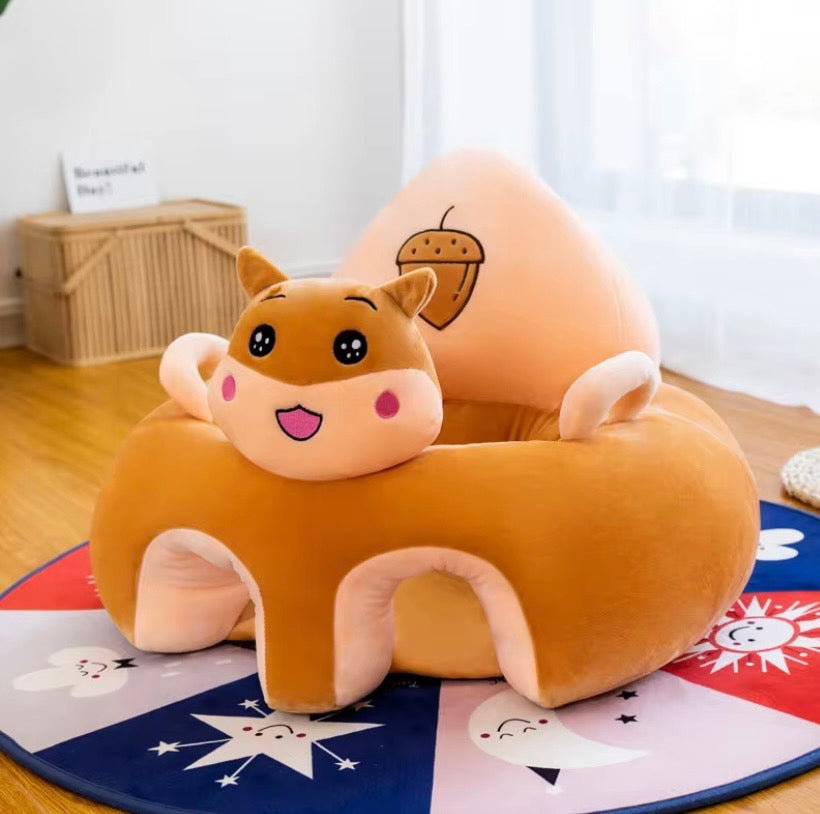 Siège Bébé Animaux – Confort & Sécurité 360° pour l’Apprentissage de la Position Assise